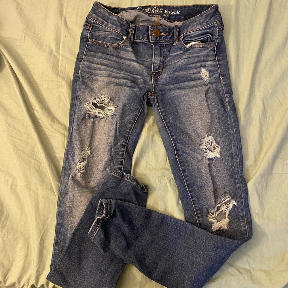 size 2 american eagle jeans